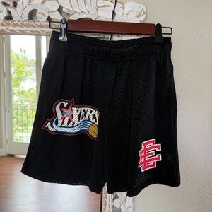 Eric Emanuel EE Basic 76ers Short Black Red | Women's Small